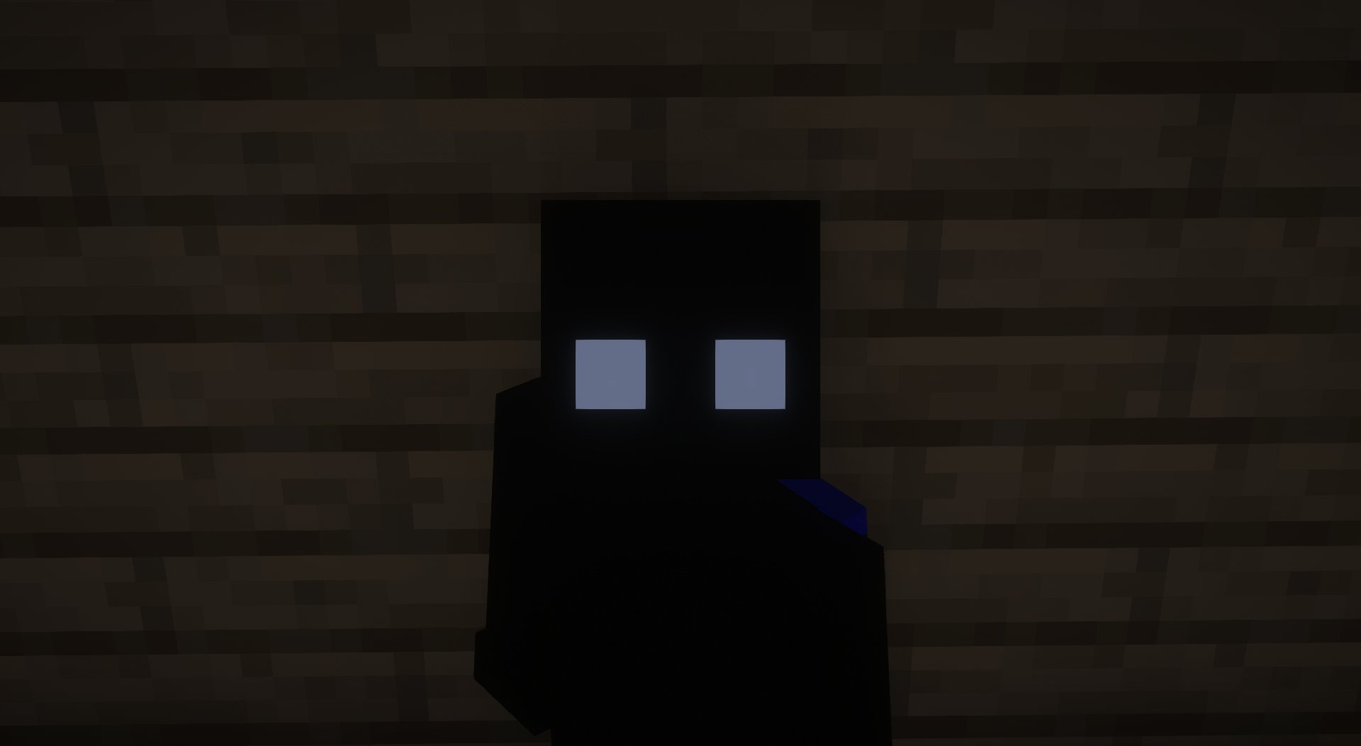 Player close-up with glowing eyes